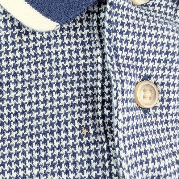NWT Vintage‎ 1990s Disney Store Houndstooth Embroidered Tigger Golf Polo Blue S - Picture 11 of 11